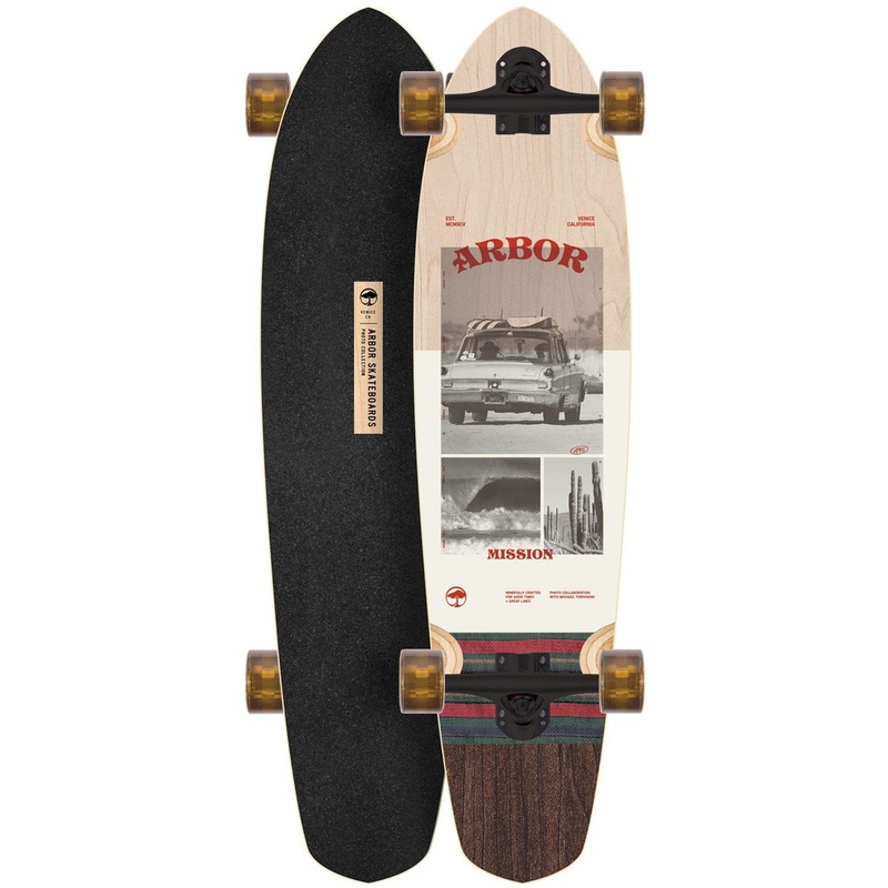 Arbor Mission Photo 35 Performance Complete Longboard – 8.625″