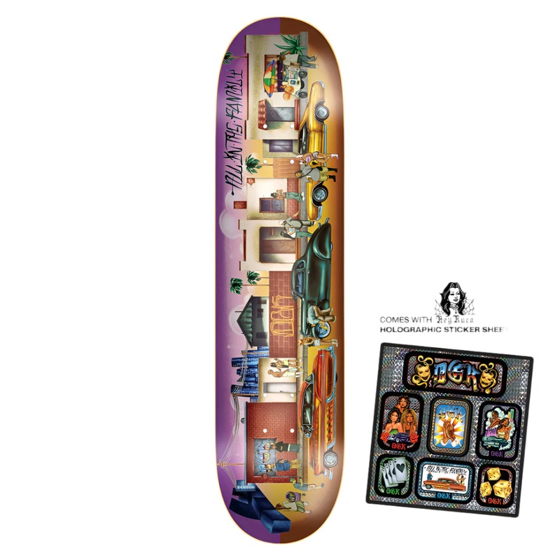 DGK x HEY RUCA All In The Family 8.1″ Skateboard Deck