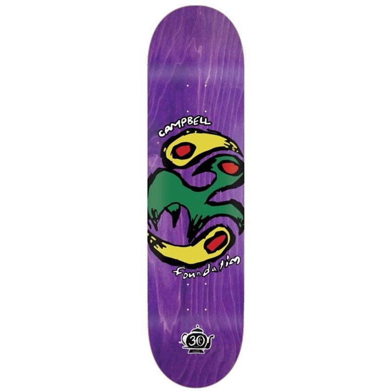 FOUNDATION DECK – AIDAN YIN YANG BIRD *30 YEAR REISSUE (8.25″) 8.25″