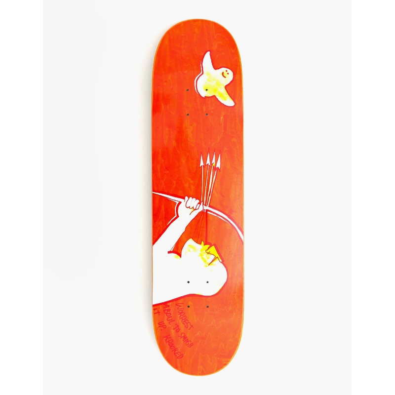 Krooked Worrest Archur Skateboard Deck – 8.06 Red