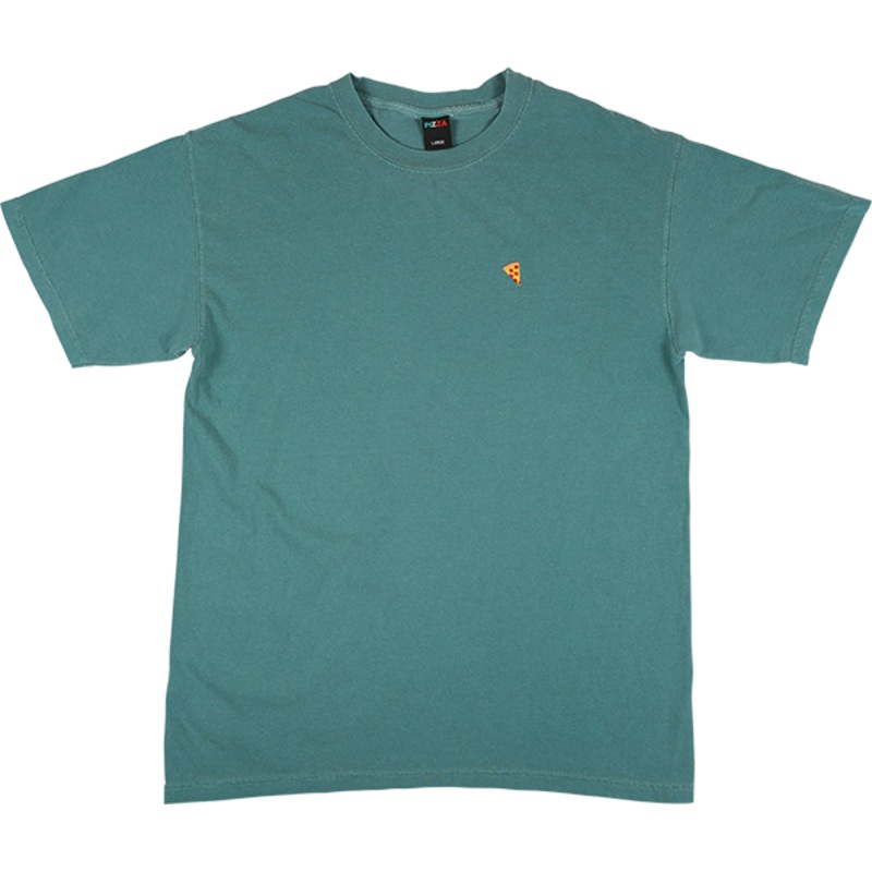 PIZZA EMOJI SS PIGMENT DYED EMERALD S