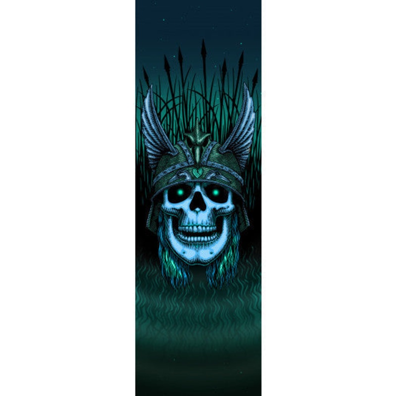 Powell Peralta Anderson Green Skull Griptape – 9×33