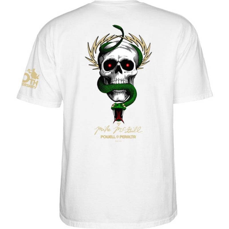 POWELL-PERALTA MCGILL 40TH ANNIVERSARY MCTWIST WHITE MEDIUM