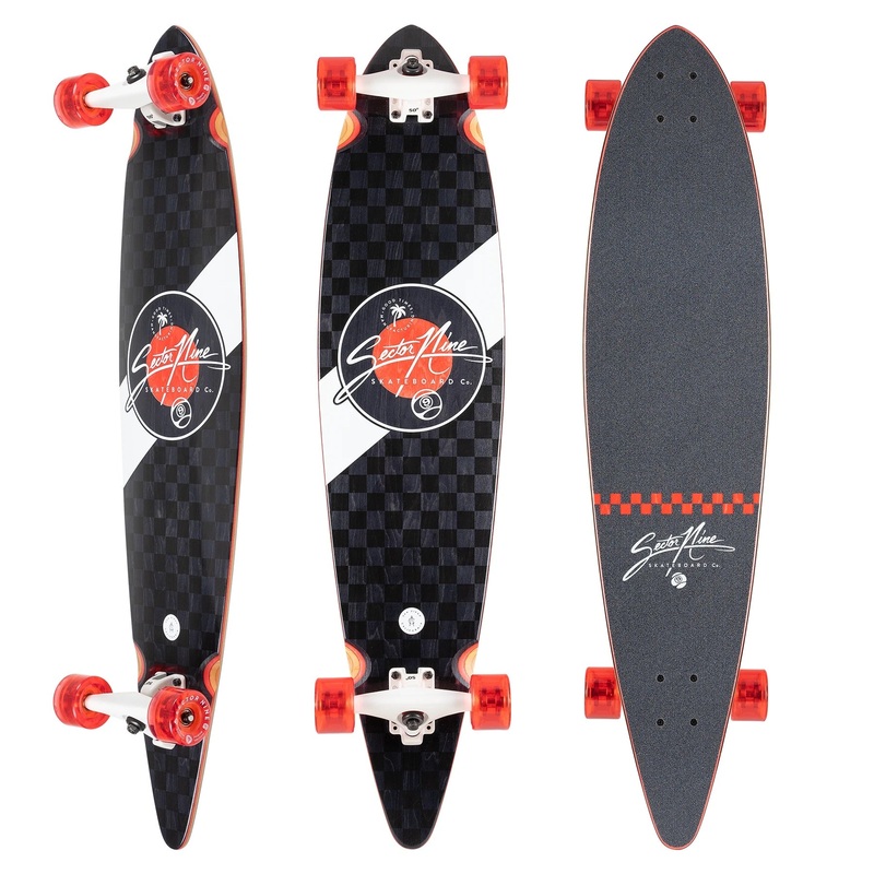 Sector 9 Ledger Mosaic Longboard Complete – 7.75