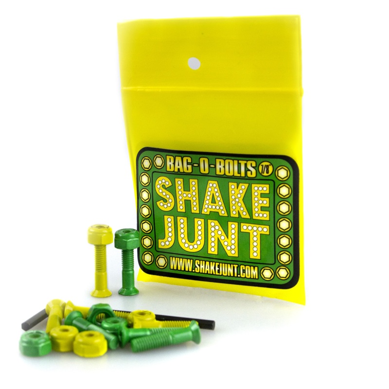 Shake Junt Bag-O-Bolts 7/8″ Allen – All Green/Yellow