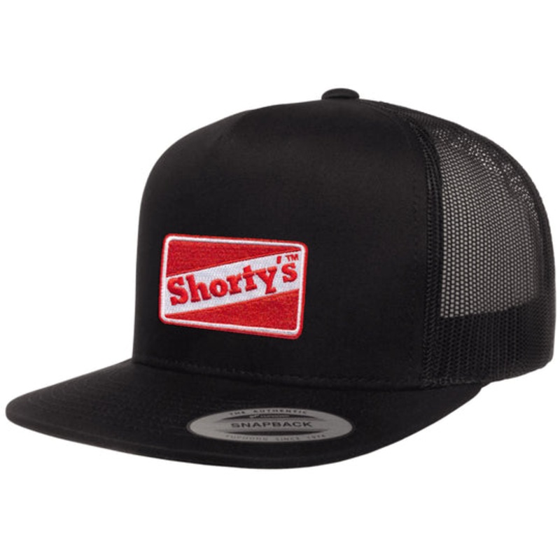 SHORTY’S OG LOGO MESH SNAPBACK BLACK/RED