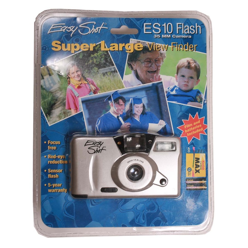 Vintage Easy Shot ES10 Flash 35mm Camera In Package