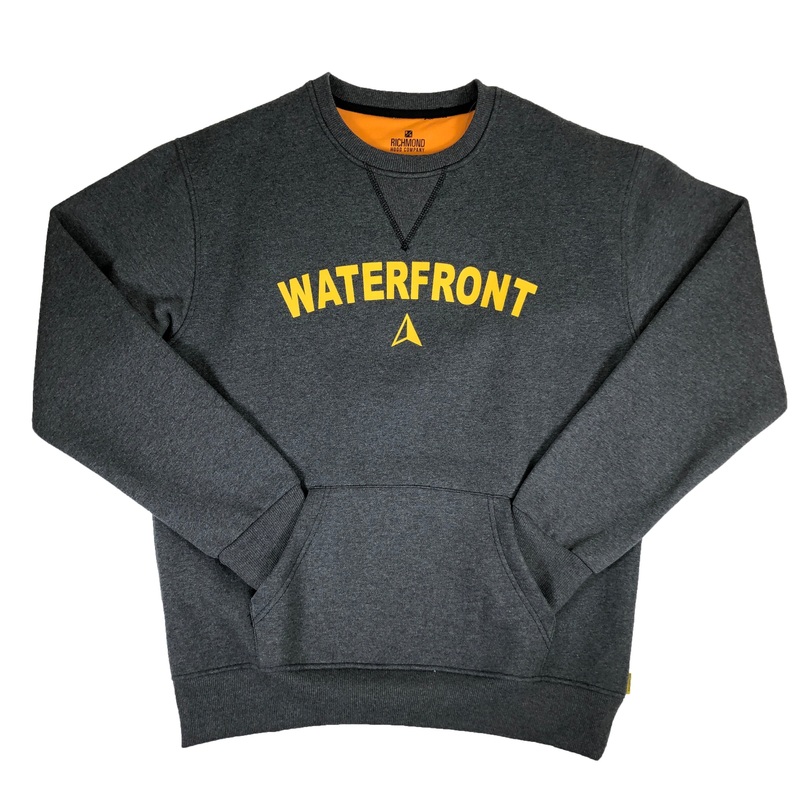 Waterfront Crewneck – Charcoal – RHC Small