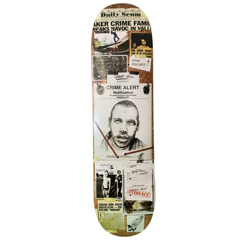 Baker Heyl Crime 8.06″ Classic Skateboard Deck