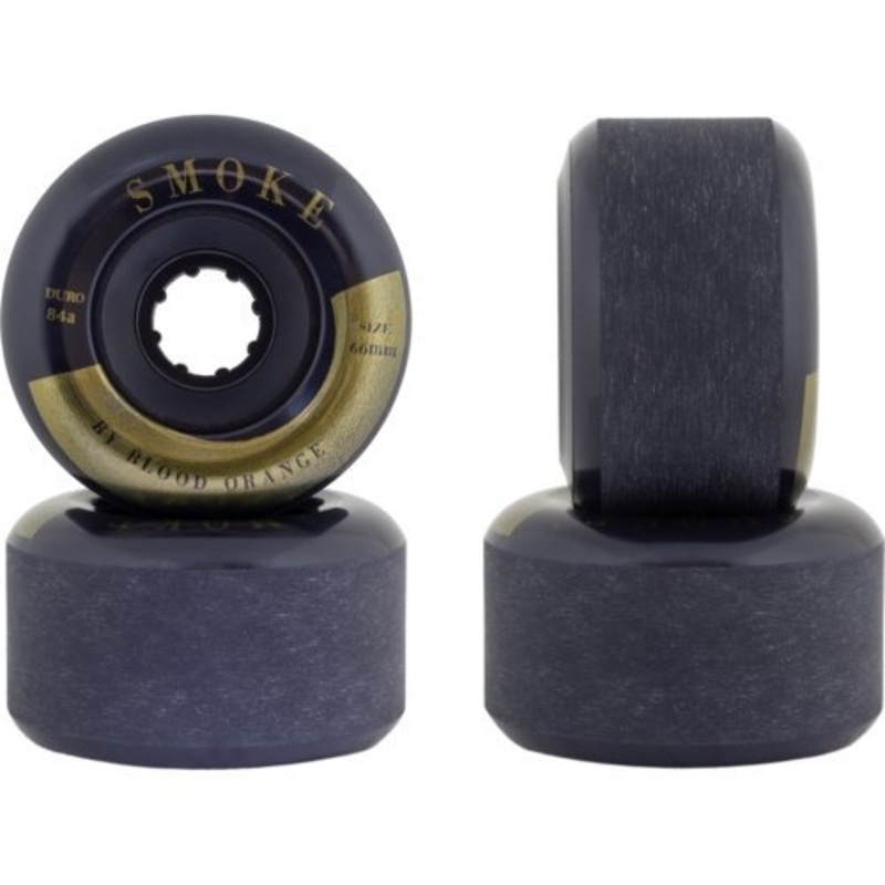 Blood Orange: 66mm Smoke Series Longboard Skateboard Wheels 84a Stoneground 69mm