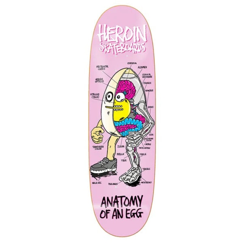 HEROIN DECK ANATOMY EGG SLICK (9.25″) 9.25″