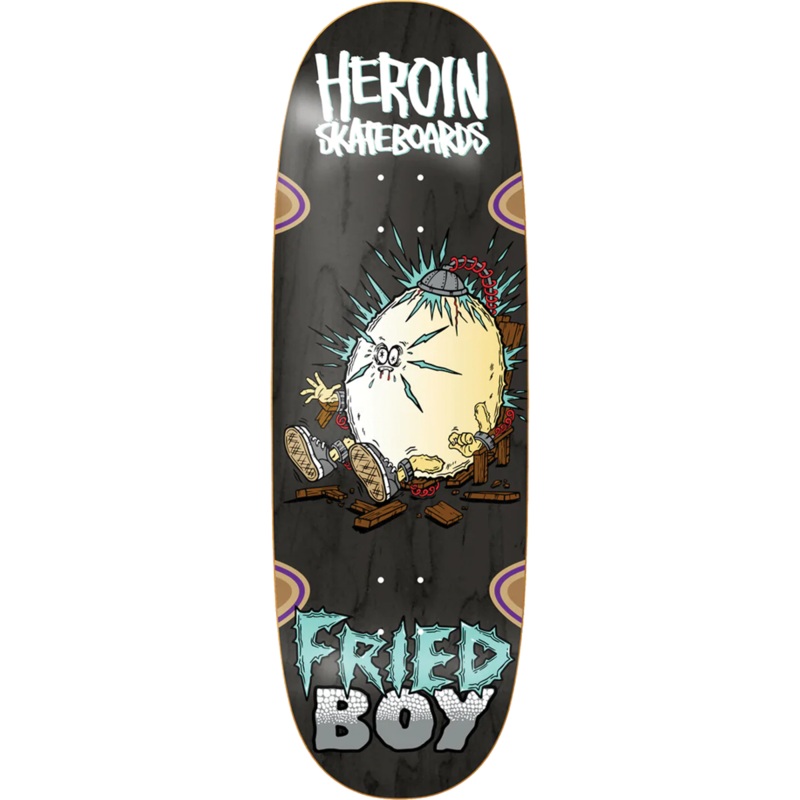 Heroin Fried Boy Egg Skateboard Deck – 10.4″