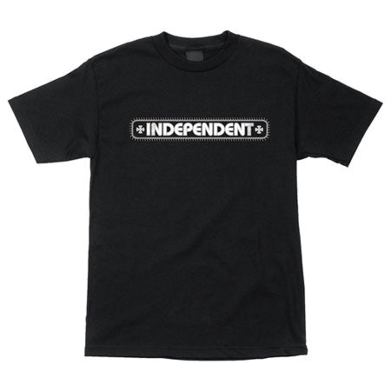 INDEPENDENT T-SHIRT REBAR CROSS BLACK SMALL