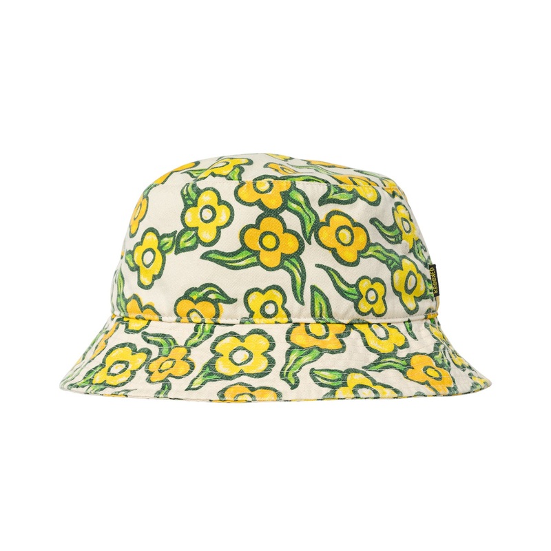 Krooked Flowers Bucket Hat O/S Tan