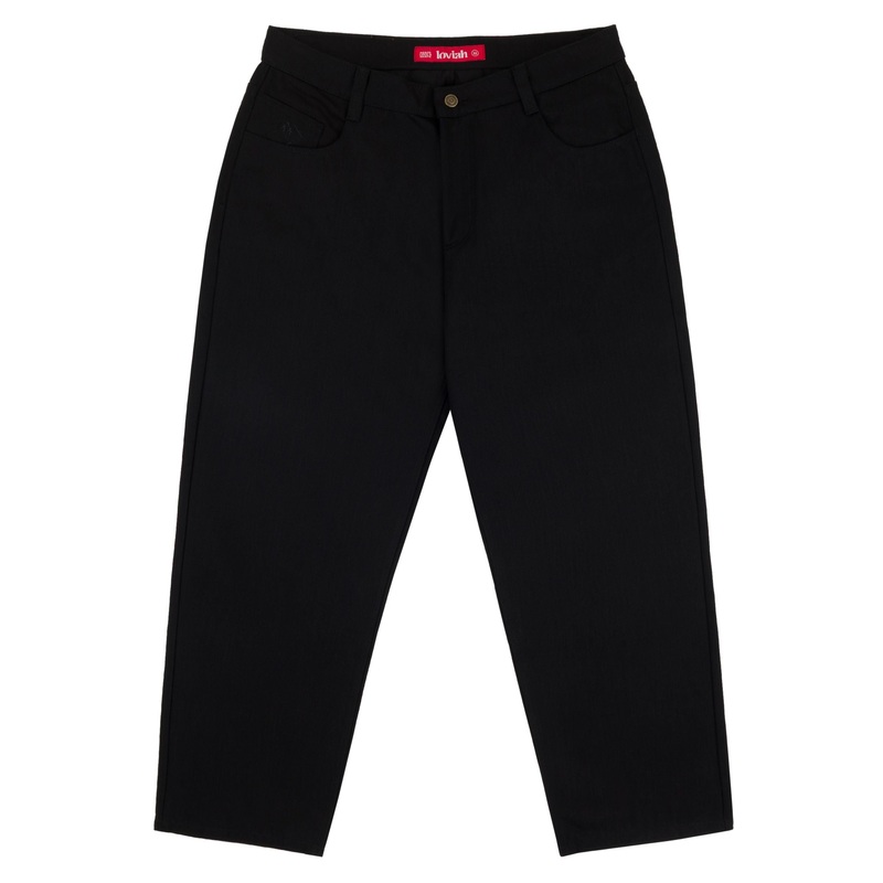 LOVIAH 1990 BAGGY DENIM PANTS BLACK 30