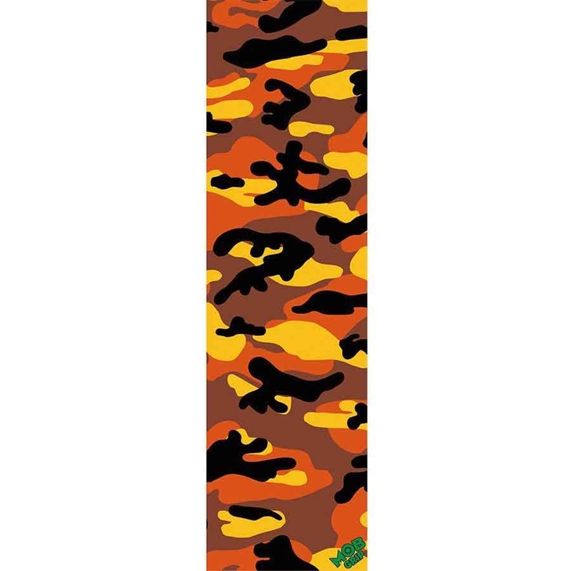 MOB GRIP TAPE SHEET CAMO ORANGE/YELLOW