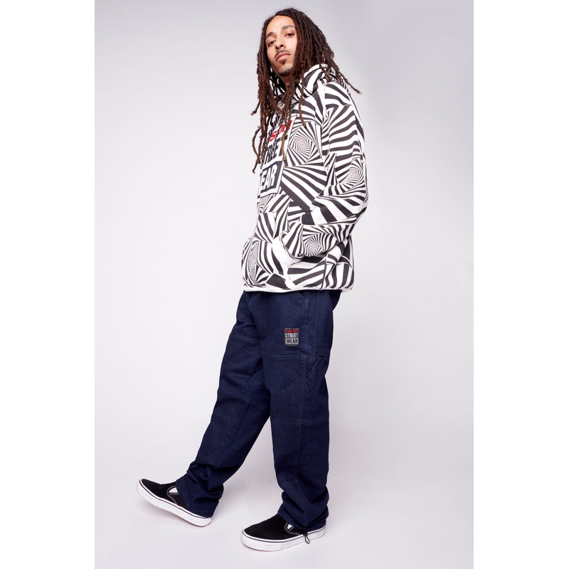 OLI – Loose Fit Pant with Adjustable Hems – Indigo Denim 26