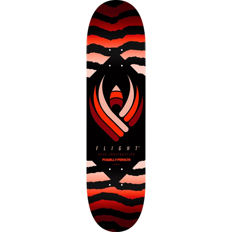 POWELL PERALTA FLIGHT DECK SAFARI RED – SHAPE 243 (8.25″) 8.25″