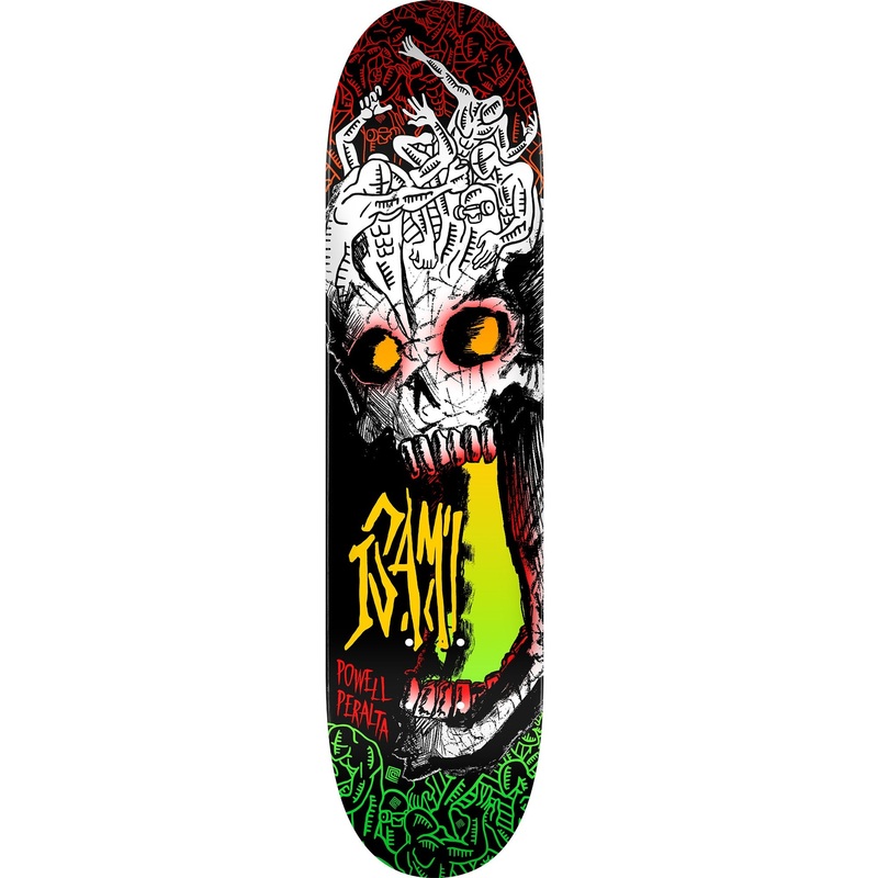 Powell Peralta Isamu Yamamoto Skull Skateboard Deck – 8.0