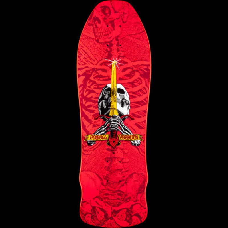 POWELL-PERALTA SKULL AND SWORD PINK (9.75″) 9.75″