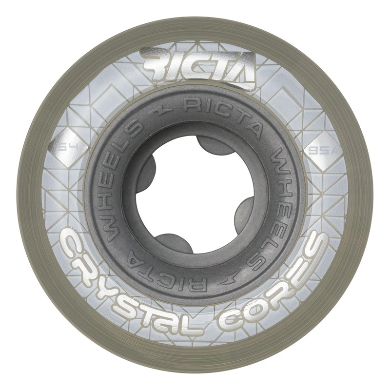 Ricta Crystal Core Wheels 54mm 99a- White/Grey (Set)