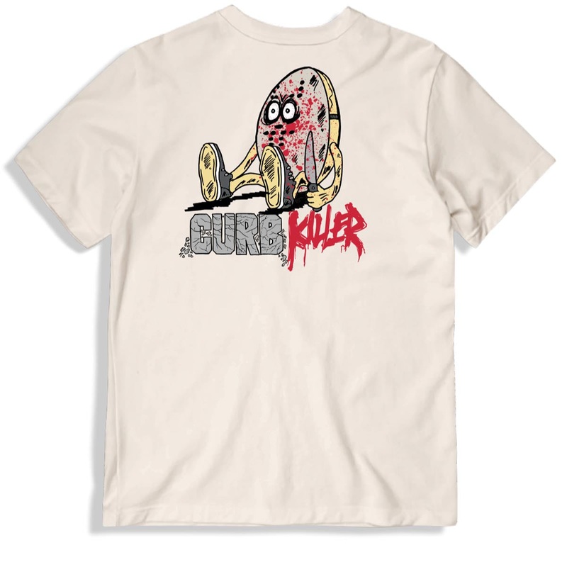 SLAPPY – CURB KILLER T-SHIRT NATURAL MED