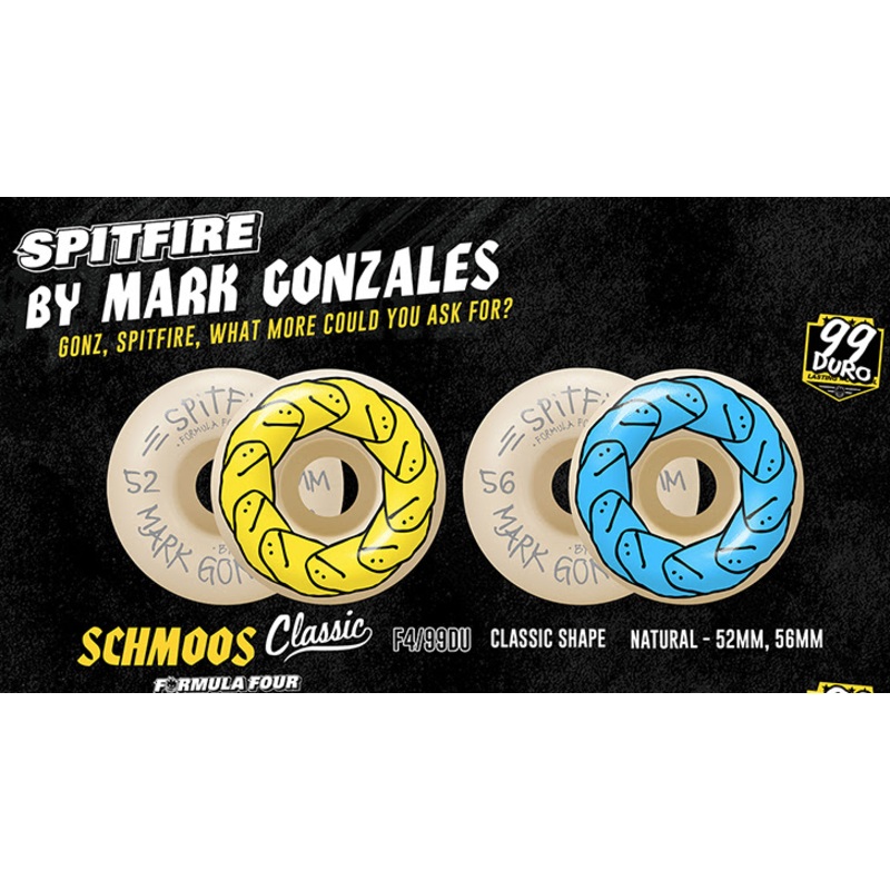Spitfire Shmoos F4 99D Classic Wheels – Natural 52mm