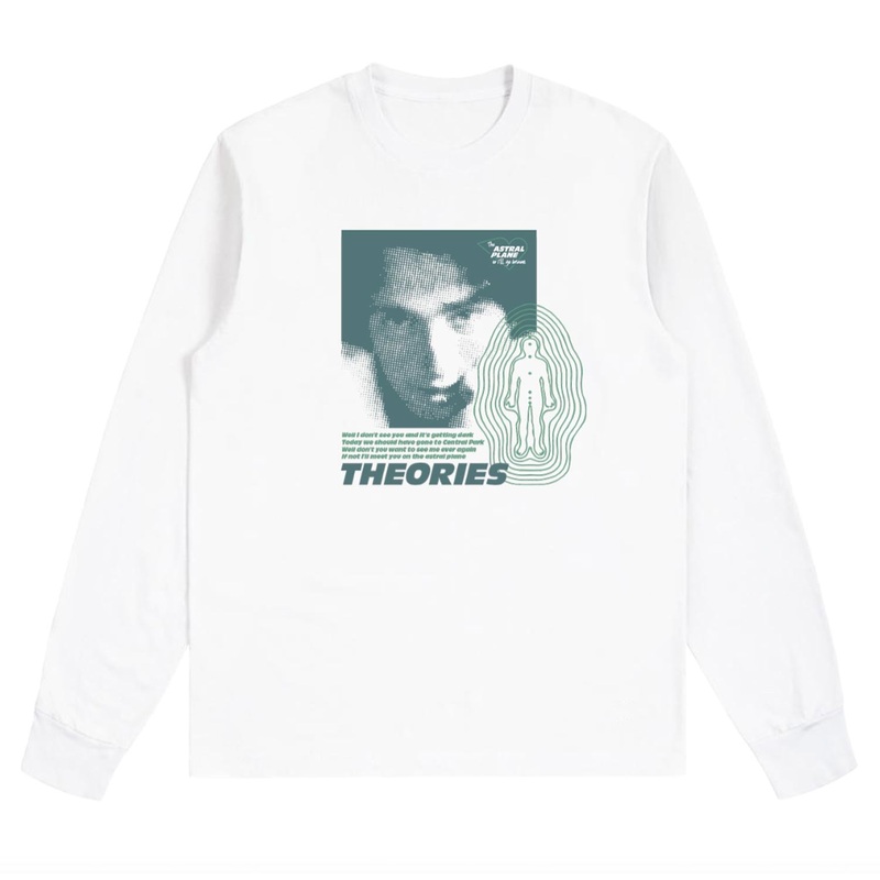 Theories Astral Plane Longsleeve Tee White S
