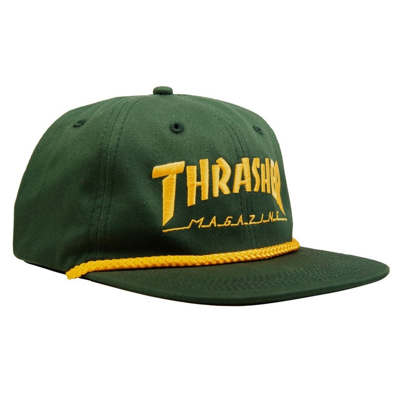THRASHER ROPE SNAPBACK GREEN/YELLOW