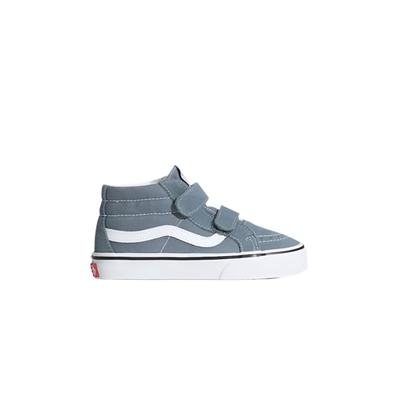 Vans Kids Sk8-Mid V (Stormy Weather Blue) 13Y
