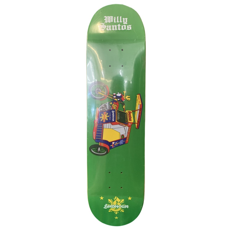 Birdhouse Willy Santos Philippines Tuk Tuk Tricycle 8.18″ Classic Skateboard Deck