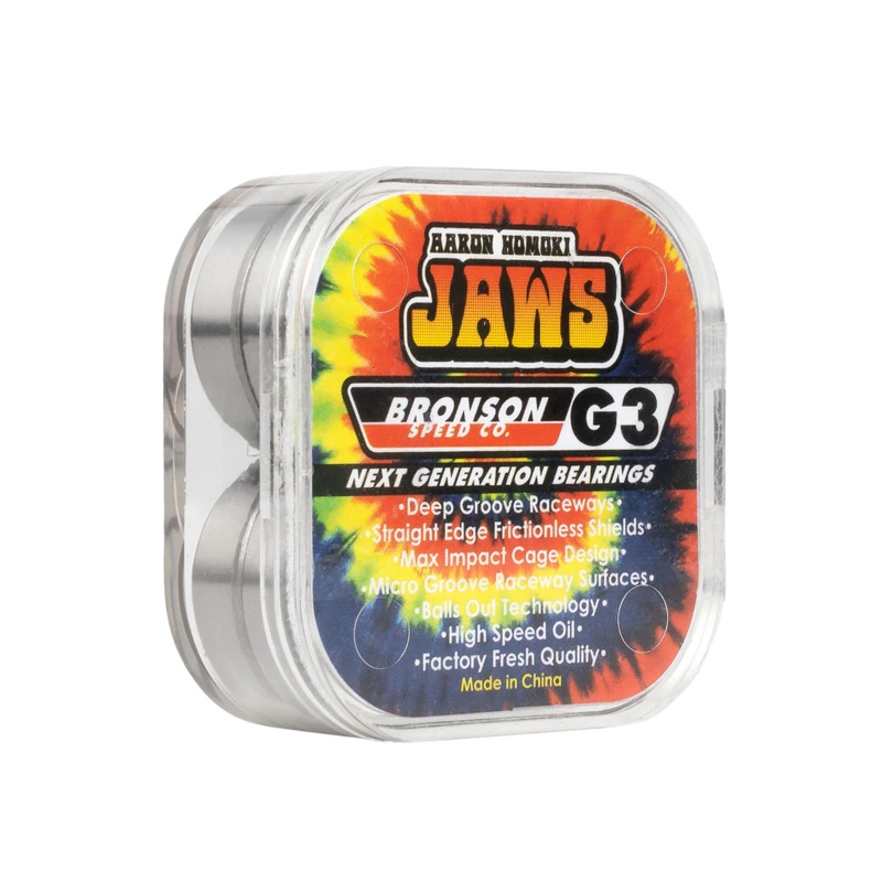 Bronson Bearings – Aaron JAWS Homoki G3 Bronson Skateboard Bearings