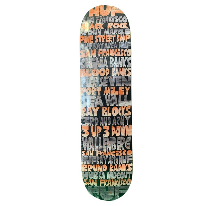 HUF Kevin Lyons San Francisco 8″ Classic Skateboard Deck