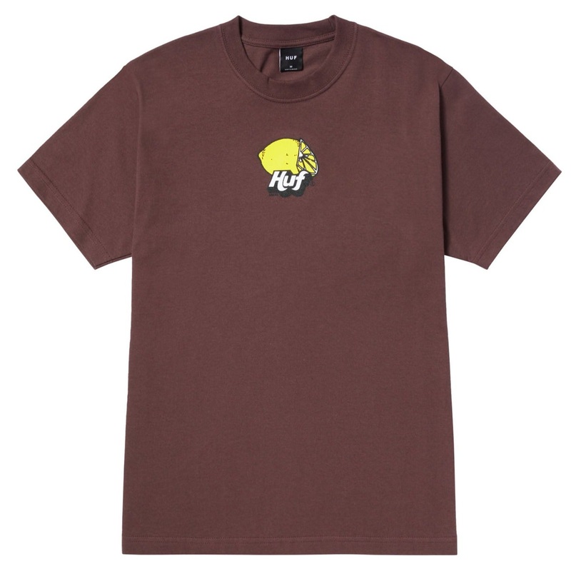 HUF LIMEADE T-SHIRT EGGPLANT SMALL