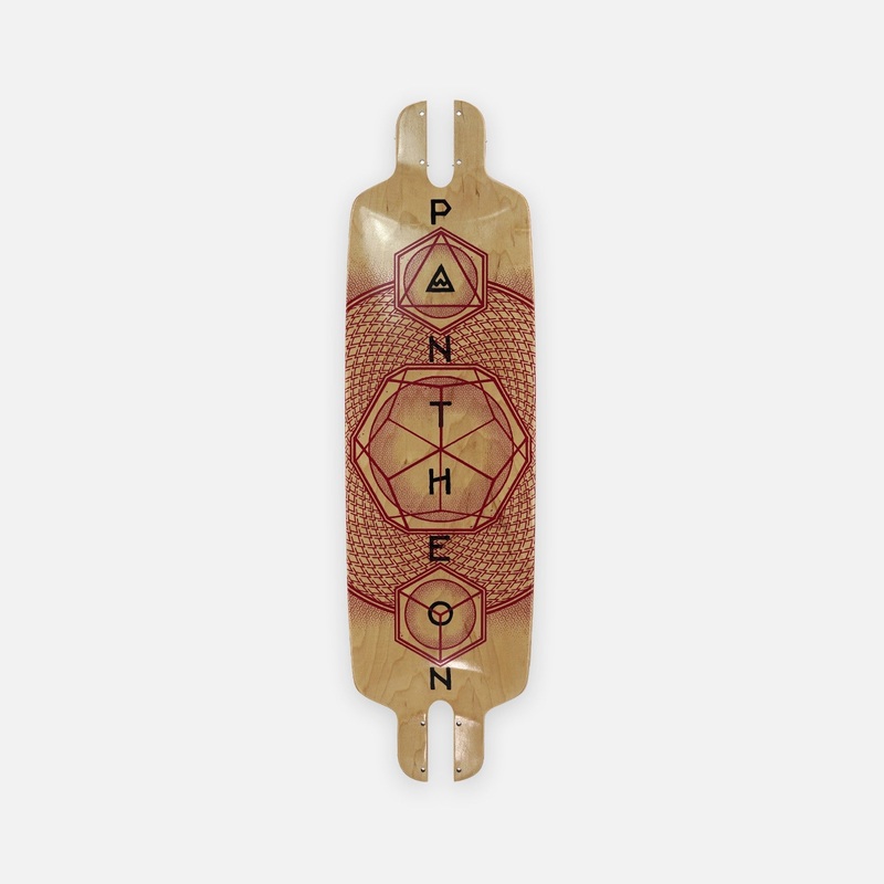 Pantheon:  Ember Longboard Deck (Eco Torus Graphic)