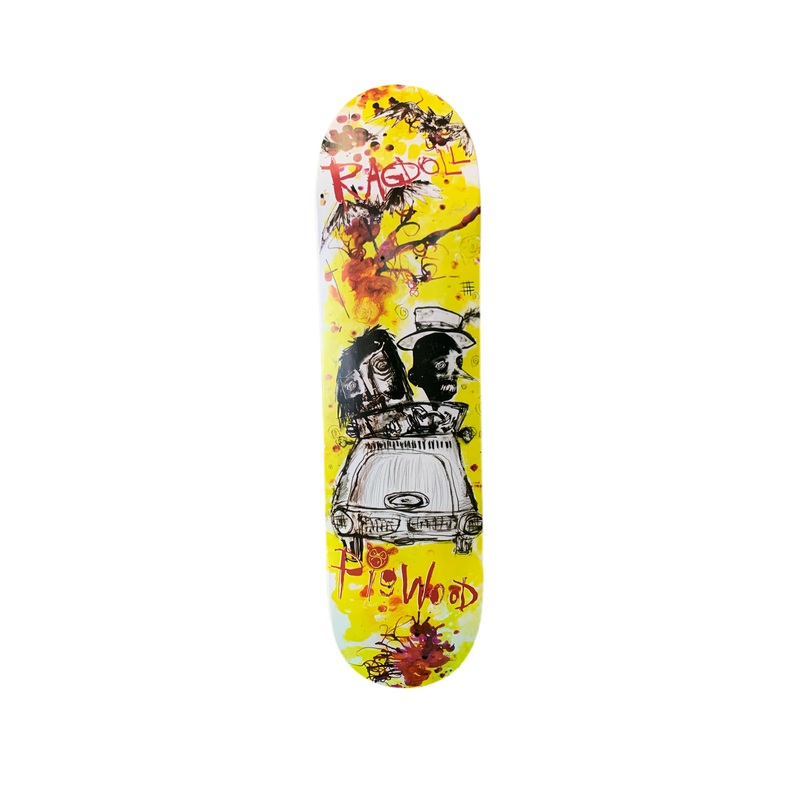Pig Wood Ragdoll Fear and Loathing 8.1″ Classic Skateboard Deck