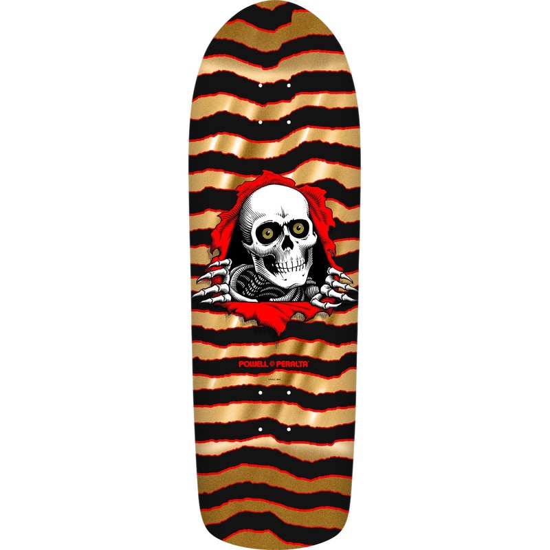 Powell Peralta Old School Ripper Skateboard Deck – 9.89 Gold Foil *PRE-ORDER**