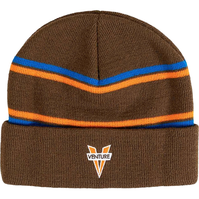 VENTURE HERITAGE CUFF BEANIE BROWN/ORG/BLU