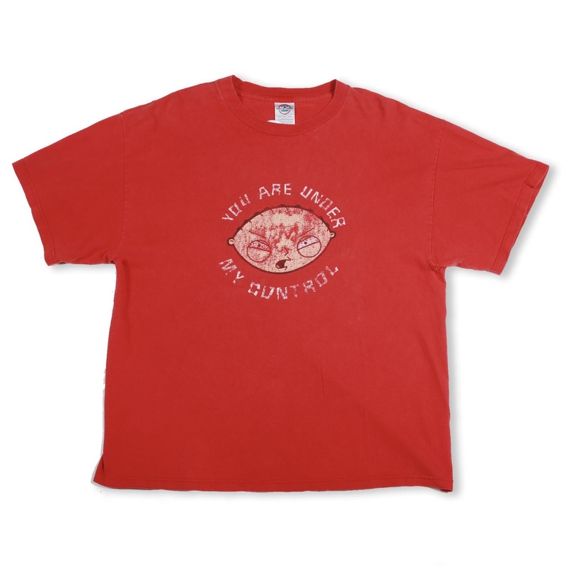 Vintage Stewie “You Are Under My Control” Tee Red L