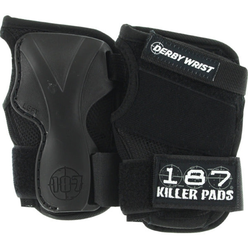 187 Killer Pads Derby Wrist Guard – Black Small