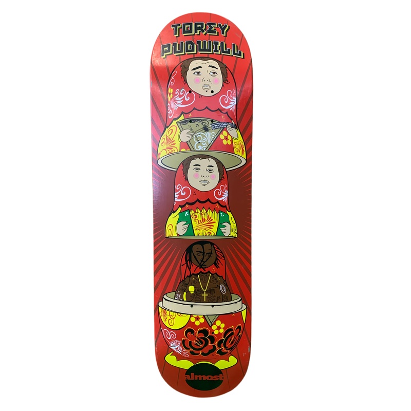 Almost Torey Pudwill Russian Nesting Doll 7.75″ Classic Skateboard Deck