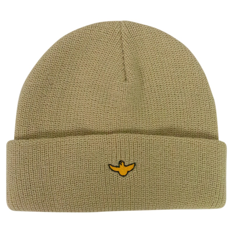 KROOKED OG BIRD CUFF BEANIE CREAM