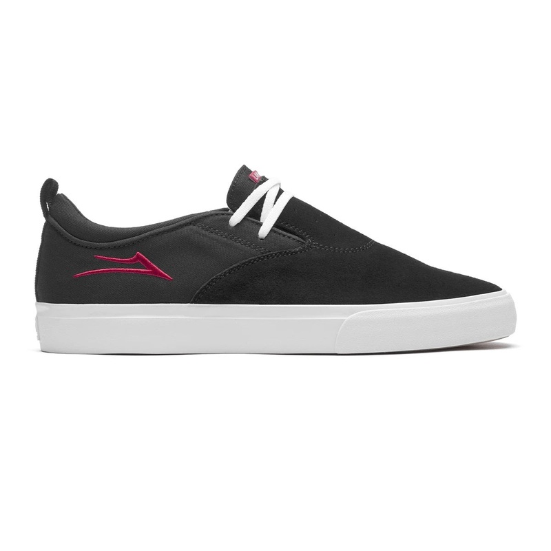 Lakai Shoes Riley 2 – Black/Red Suede 8 Black