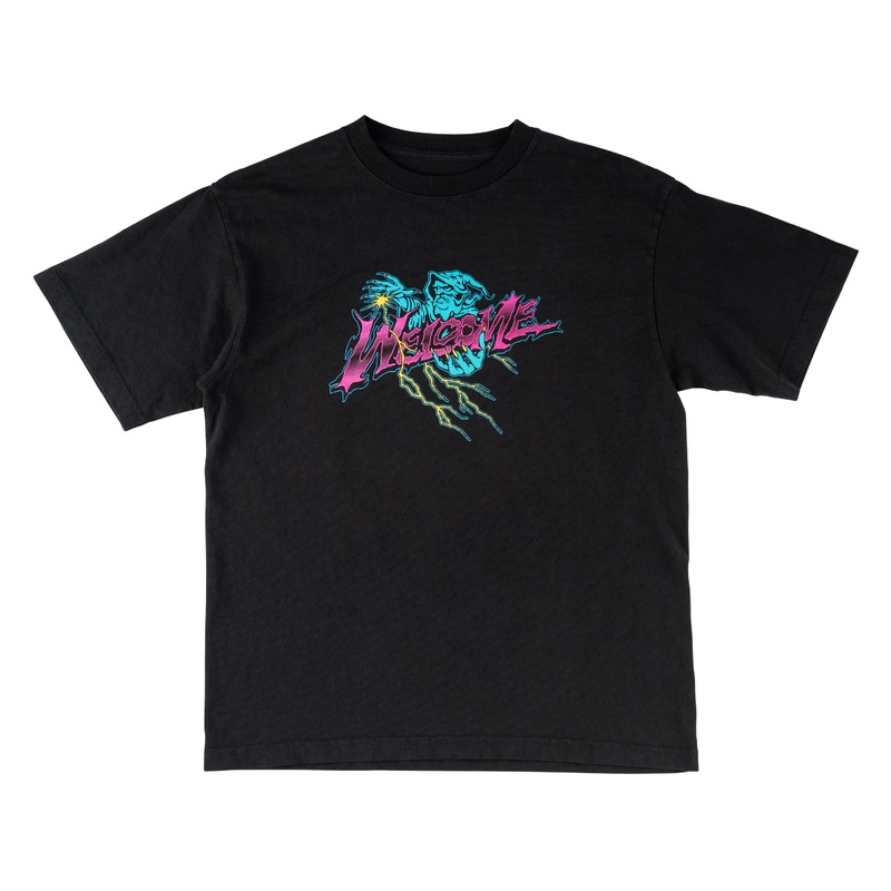 Magnetic Garment-Dyed Boxy Tee – Black Small
