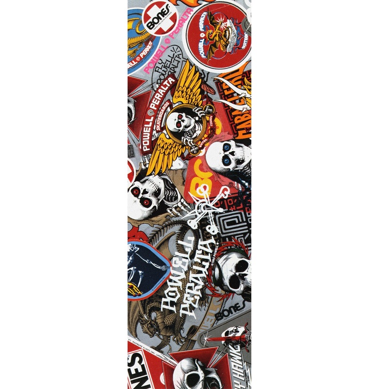 Powell Peralta Collage 1 Griptape 10.5″x33″ – White
