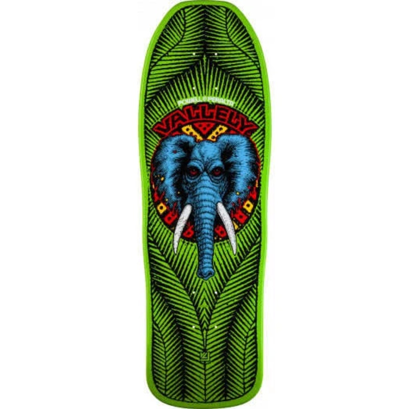 POWELL PERALTA DECK – VALLELY ELEPHANT – LIME (10″) 10″