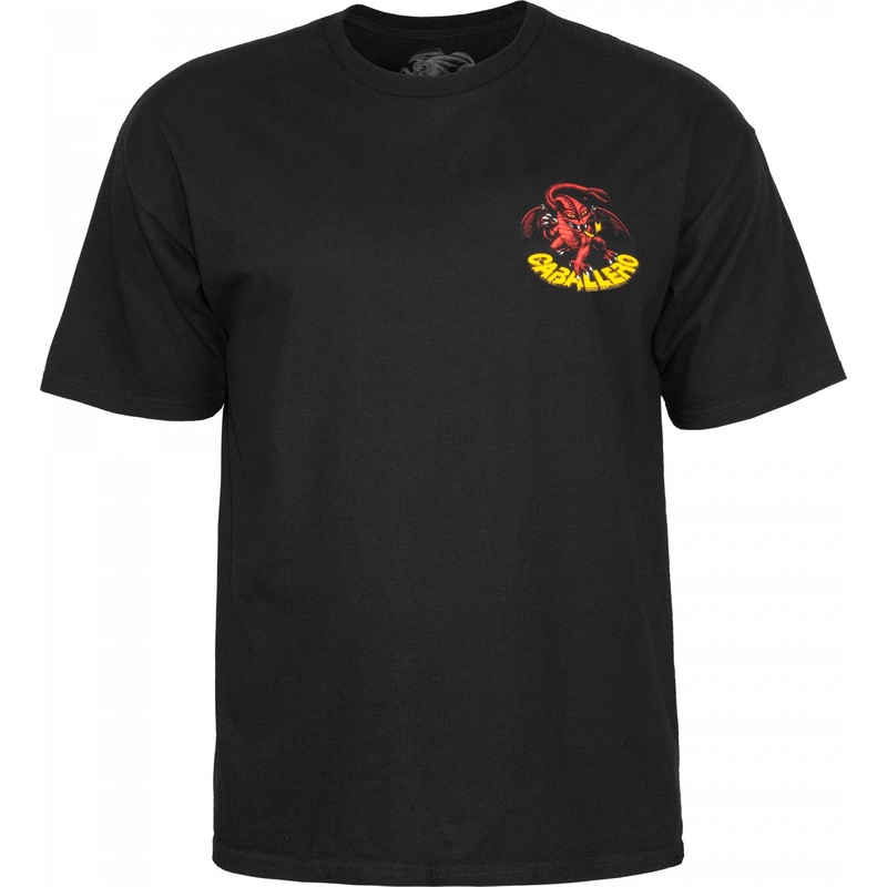Powell Peralta Steve Caballero Dragon II T-shirt – Black L Black
