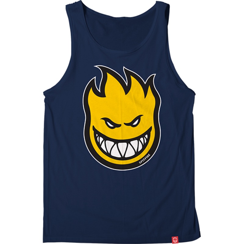 SF BIGHEAD FILL TANK TOP NAVY/YEL S
