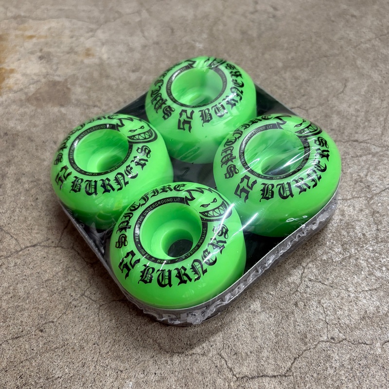 Spitfire Burner Wheel 52mm (Green Dipped) 52mm