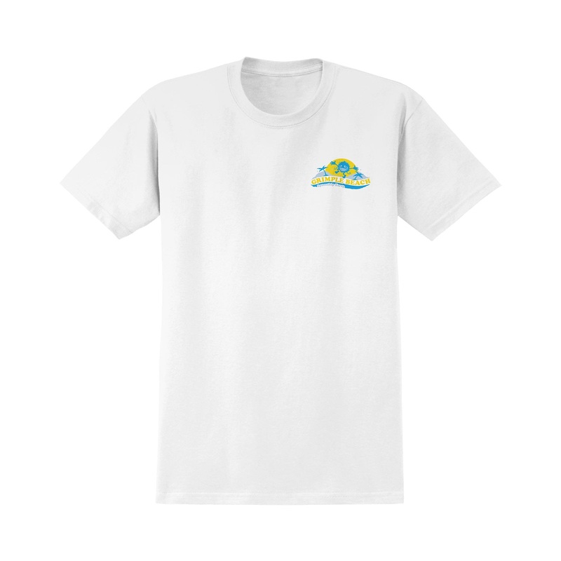 Antihero Grimple Beach T-Shirt S White